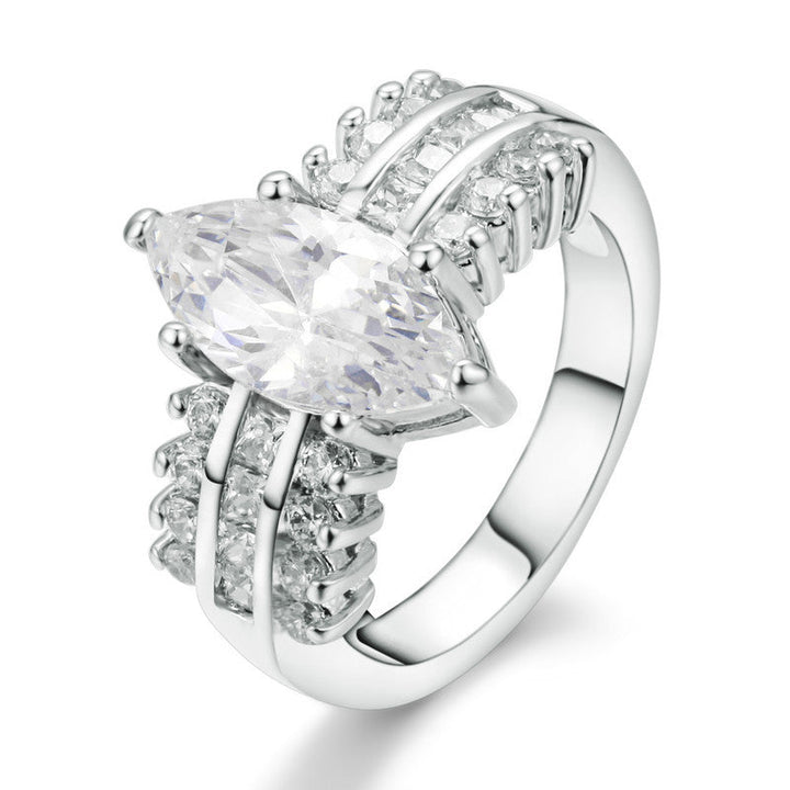 Odette Mercer Ring | White Gold