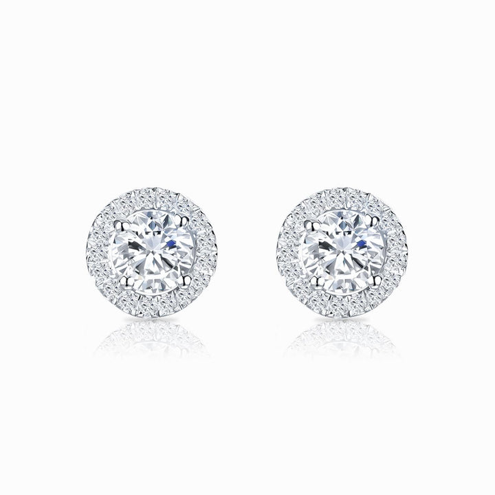 Belle dame earrings | White Gold
