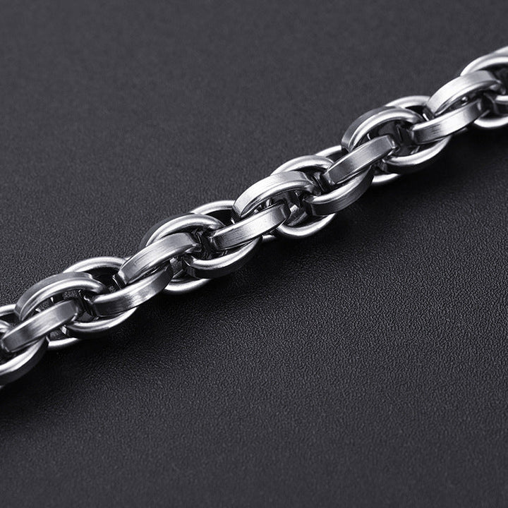 Riven Knox Bracelet | White Gold