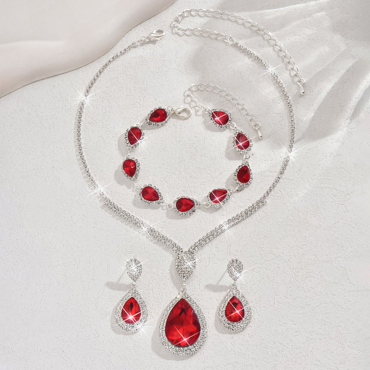 Thalira Bloodwynne Jewelry Set | White Gold