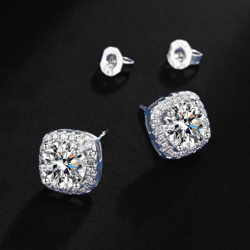 Elena Crystal Set | White Gold