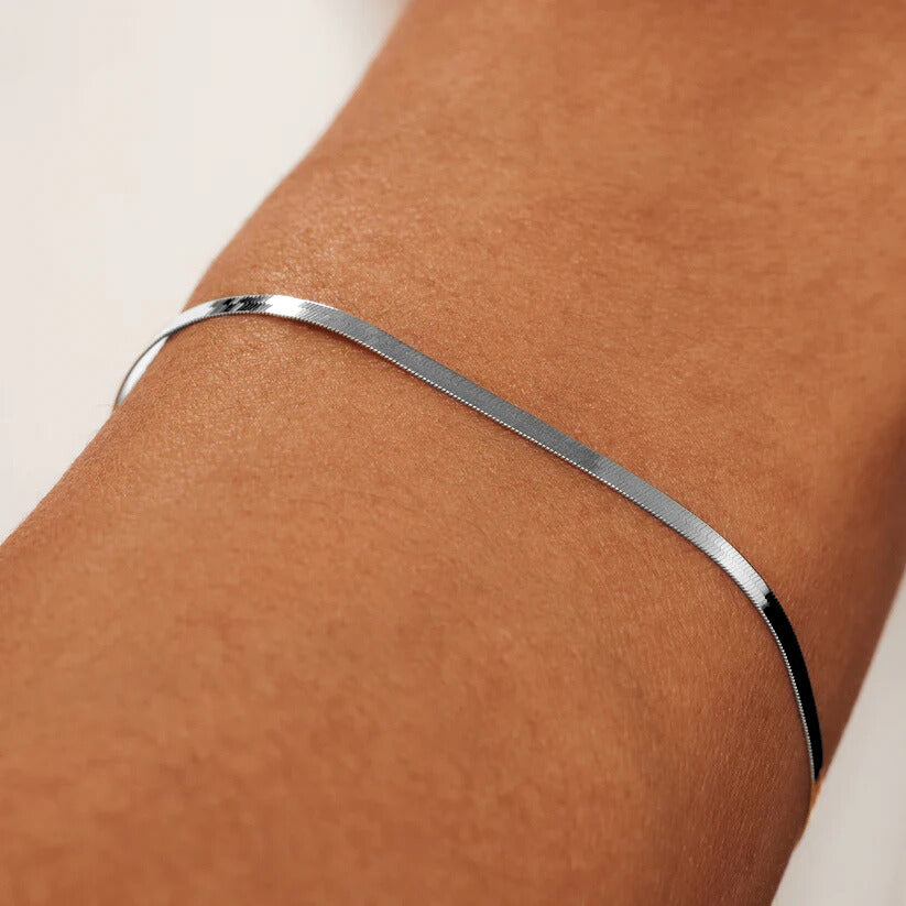 Soleil Serpent Bracelet | White Gold
