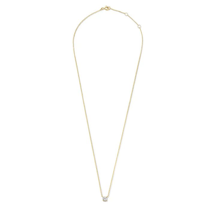 Cléa Moissanite Stone Necklace | Gold