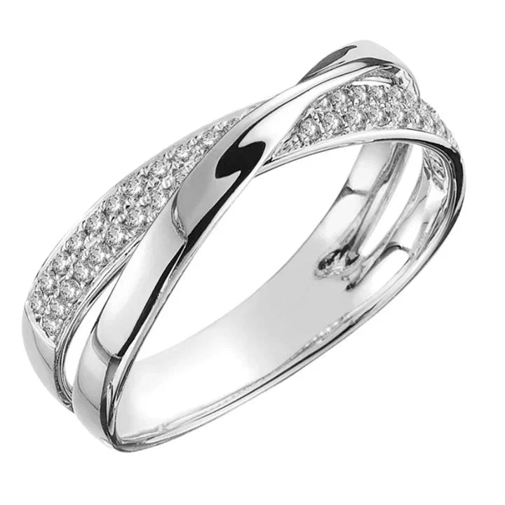 Aelira Solene Ring | White Gold